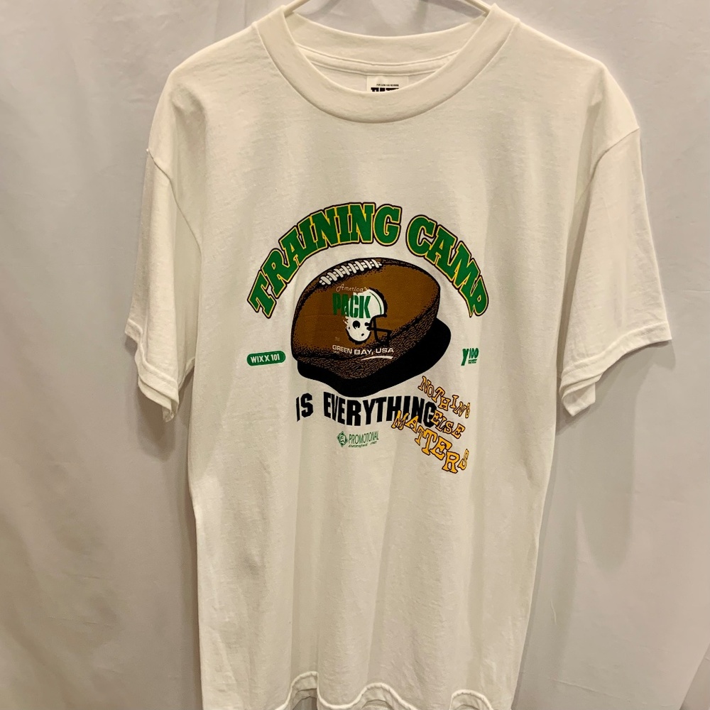 Vintage Green Bay Packers Training Camp America's Pack Graphic Tee Size L